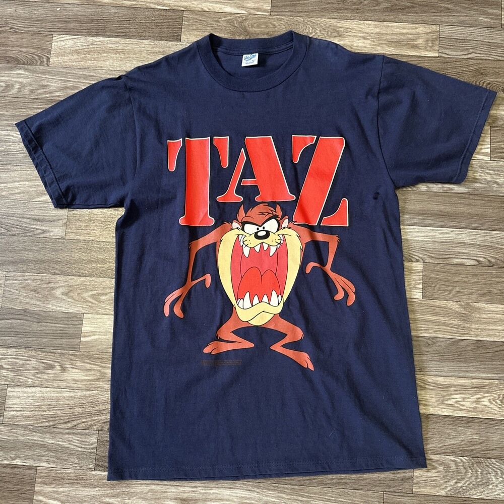 Vintage 1992 Velva Sheer Tasmanian Devil Shirt Mens Large Made In USA Taz